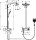 Hansgrohe Select E 300 3jet Showerpipe Душевая система хром/белый 27126400