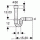 Geberit Сифон для писсуара трубчатый пластиковый 152.701.11.1