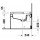 Біде підлогове Duravit колекція Starck-X 65х41х40 з переливом 2270100032