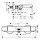 Змішувач з термостатом двухвентильний Hansgrohe колекція Ecostat E хром 13145000