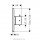 Hansgrohe Axor Starck X Trio/Quattro Запорный/переключающий вентиль 10934000