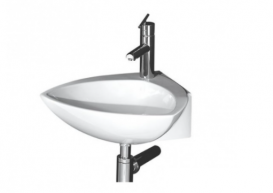 Раковина для ванної підвісна AeT колекція Motivi Spot Corner біла L236T0R1V1