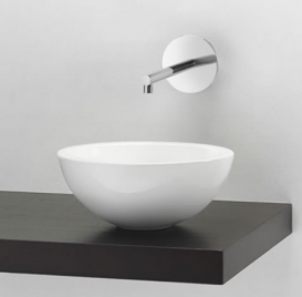 Раковина для ванной накладная AeT коллекция Motivi Spot Middle Plus черная L272