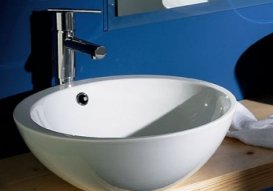 Раковина для ванной накладная AeT коллекция Motivi Spot Middle Plus черная L272