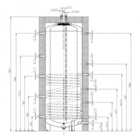 Аккумулирующий бак с внутренним резервуаром Drazice NADO 500 v7 - 200 вертикальный 500 л 121380373
