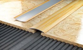 Алюмінієвий поріг з клеєм Salag Stratus S06 0.91 м мербау S06117