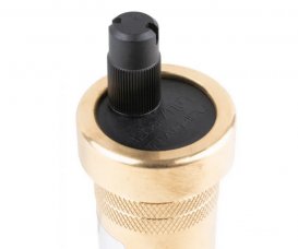 Автоматичний відвідник повітря Afriso PrimoVent ⅜'' з Aquastop та відсічним клапаном ½'' латунь 7773510