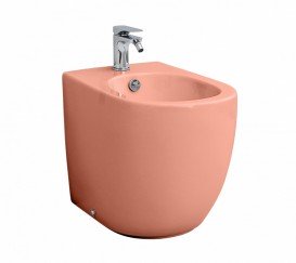 Биде напольное ArtCeram File 2.0 36х52 см санфарфор красный коралл FLB002 14;00