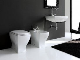 Биде напольное Artceram JAZZ 36х54 см санфарфор белый матовый JZB002 05;00