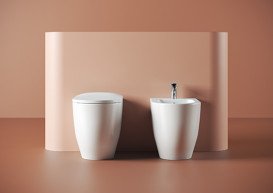 Біде для підлоги ArtCeram Monet 36х52 см кераміка білий матовий MNB002 05;00