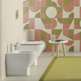 Биде напольное Catalano Sfera Eco 54х35 см с одним отверстием под смеситель керамика белый 1BIS54ECO00