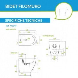 Биде напольное Galassia Dream керамика белый матовый 7311MT