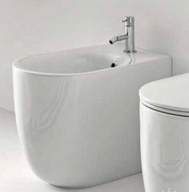 Біде підлогове Kerasan Nolita з кріпленням WB5N сірий +532082