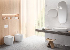 Биде напольное Сatalano Sfera керамика белый матовый 1BIS54RBM