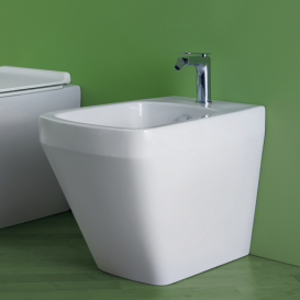 Биде напольное Simas Baden Baden 36х56 см фаянс белый BB 04/F91