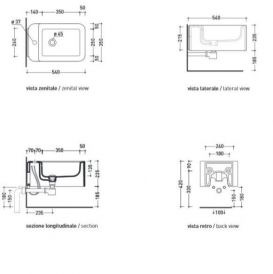 Биде подвесное Flaminia Nile NL218