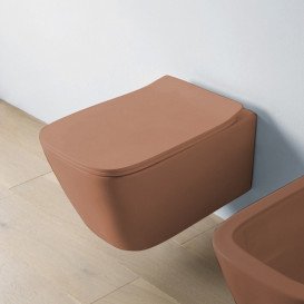 Біде підвісне ArtCeram A16 36х52,5 см кераміка світло-коричневий ASB001 40;00