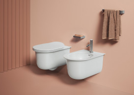 Биде подвесное ArtCeram Chic 38х53,5 см керамика белый матовый CHB001 05;00