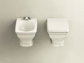 Біде підвісне ArtCeram Civitas 36х53,5 см санфарфор білий глянсовий CIB001 01; 00