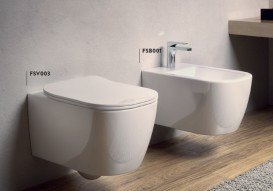 Биде подвесное ArtCeram Faster 36,5х53 см белый глянцевый FSB001 01;00