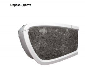 Біде підвісне Hidra Hi-Line 38х54,5 см санфаянс білий/темно-сірий HIW14 99 ceppo di gre dark