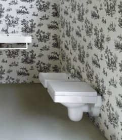 Біде підвісне Kerasan Cento чаша прямокутна біле 352401