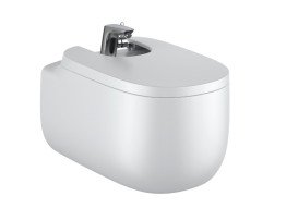 Біде підвісне Roca Beyond 39,5х58 см сантехнічна кераміка перлинний A3570B6630