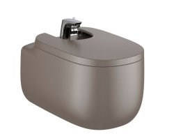 Биде подвесное Roca Beyond 39,5х58 см сантехническая керамика кофейный A3570B6660
