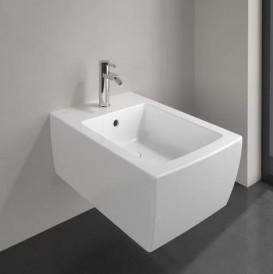 Биде подвесное Villeroy & Boch Memento 2.0 37,5х56 см санитарная керамика CeramicPlus каменный белый 443300RW