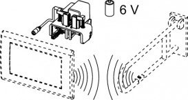 Блок панелі змиву TECE TECEplanus для унітазу харчування від батареї 6 В бездротової 9240354
