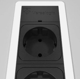 Блок розеток ASA Plastici Versaframe 3.0 3.0 3х220В+USB type А+С білий 060.40F.00008