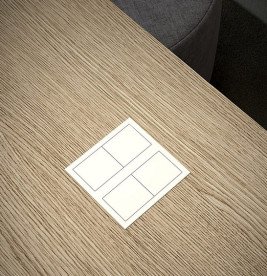 Блок розеток ASA Plastici VersaHit Dual 2x220В холодный белый 060.15F.00008