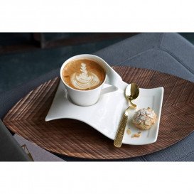 Блюдце Villeroy & Boch NewWave Caffe 20х14 см премиум фарфор белый 10-2484-2832