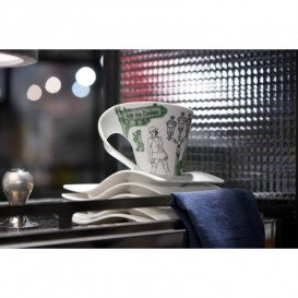 Блюдце Villeroy & Boch NewWave Caffe 20х14 см премиум фарфор белый 10-2484-2832
