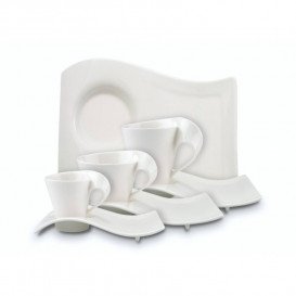 Блюдце Villeroy & Boch NewWave Caffe 20х14 см премиум фарфор белый 10-2484-2832