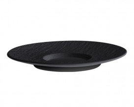 Блюдце Villeroy & Boch The Rock Ø17,3 см преміум фарфор чорний 16-4074-1220