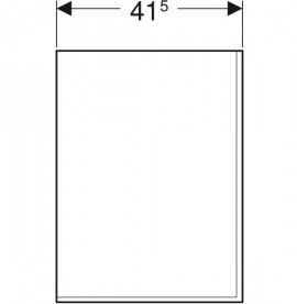 Боковая панель для асимметричной ванны Geberit Selnova Square белый 554.894.01.1