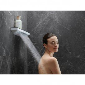 Боковой душ Hansgrohe Rainfinity 500 1jet с полкой хром/графит глянцевый 26243700