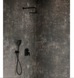 Боковой кронштейн для верхнего душа Ravak латунь черный матовый X07P571