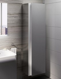 Боковой шкафчик подвесной Ravak 10° SB 450 ДСП/МДФ серый глянец X000000752