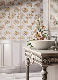 Бордюр InterCerama Arte 23х17,5 см белый 061 107003