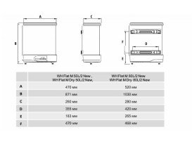 Бойлер Arti WH Flat M 50L/2 New універсальний мокрий ТЕН білий 332249