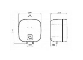 Бойлер Atlantic Nanto SWH 10A M-N1 2000W мокрый ТЭН белый 821515