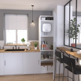 Бойлер Atlantic Nanto SWH 15A M-N1 2000W мокрий ТЕН білий 821517