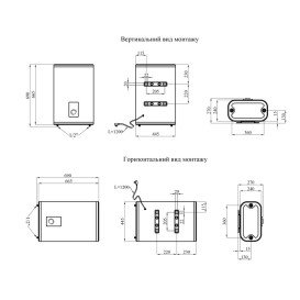 Бойлер Kroner NEO Flacher K30PVH2 30 л с мокрым ТЭНом белый CV035489