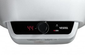 Бойлер Vestel цилиндрический 100 л с электронным управлением белый TE100D20
