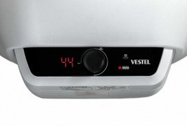 Бойлер Vestel цилиндрический 80 л с электронным управлением белый TE80D20