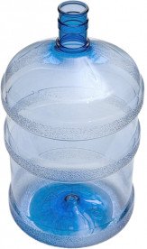 Бутыль HotFrost без ручки 19 л без пробки поликарбонат 410119101