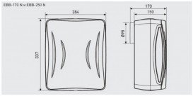 Побутовий вентилятор Soler & Palau EBB-250 NT центробіжний білий 5211851000