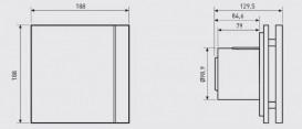 Бытовой вентилятор Soler&Palau Silent 100 CHZ Design 3C осевой белый 5210603300